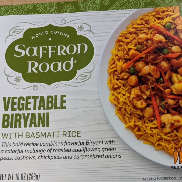 Saffron Road Saffron Road Vegetable Biryani Review abillion
