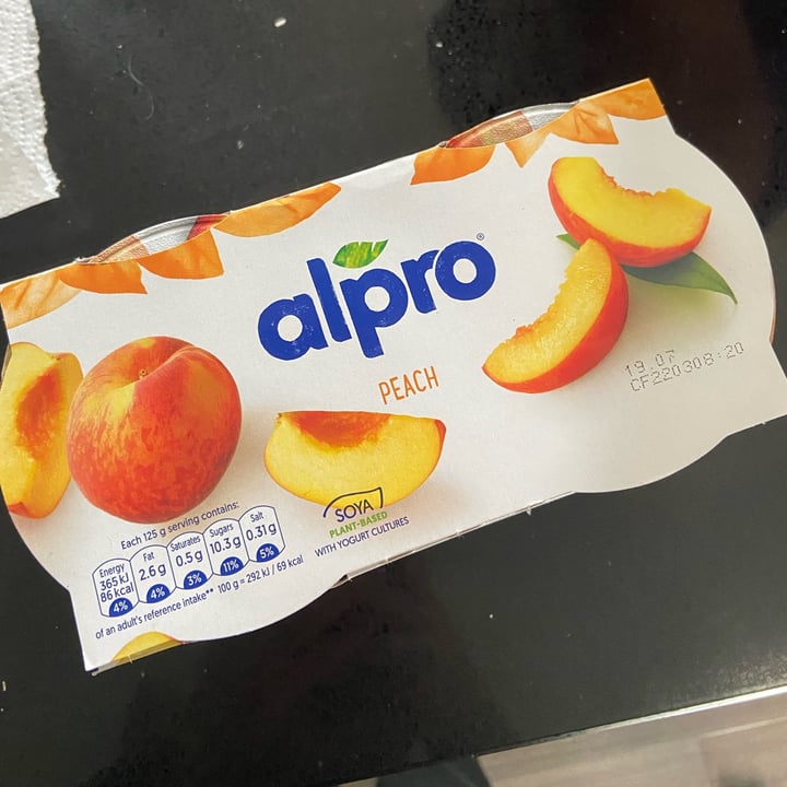Alpro Peach Yoghurt Review abillion