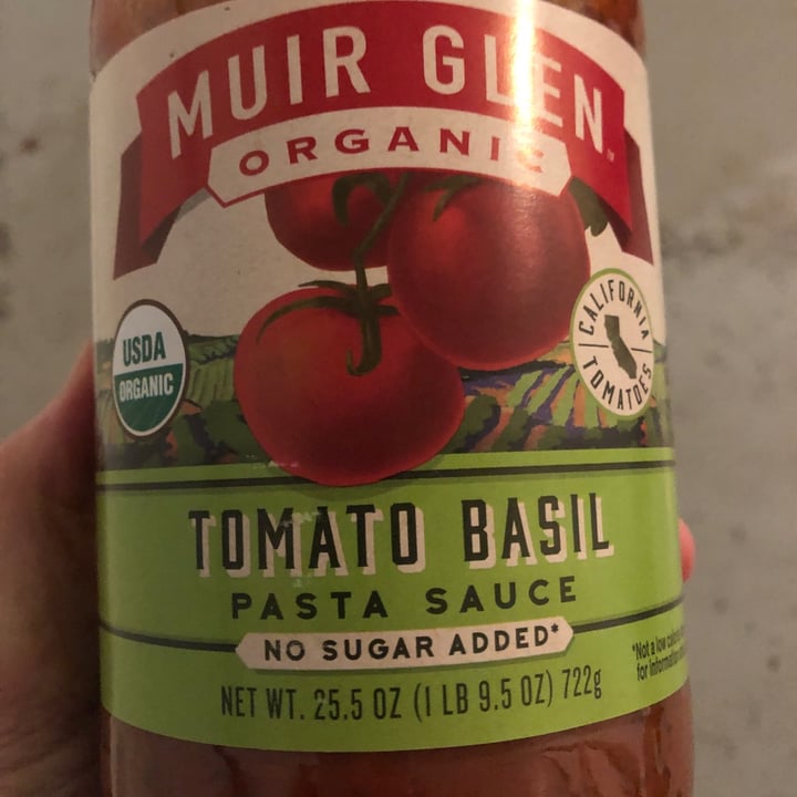 Muir Glen Organic Organic tomato basil pasta sauce no added sugar