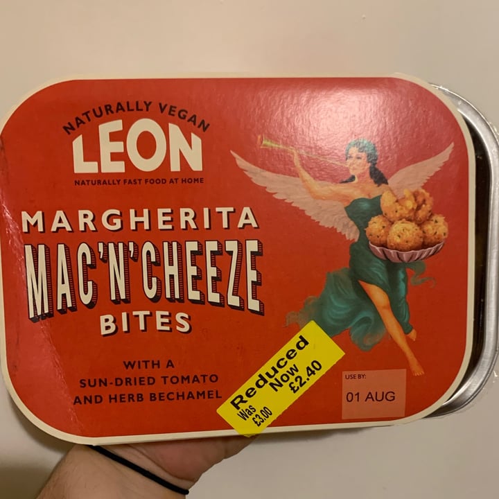 Leon Margherita mac ‘n’ cheeze bites Review abillion