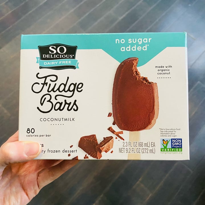 So Delicious Dairy Free Fudge Bars Coconutmilk No Sugar Added Review