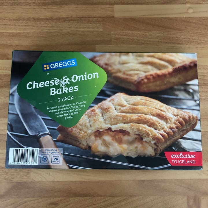 Greggs Frozen Cheese And Onion Bake Review abillion