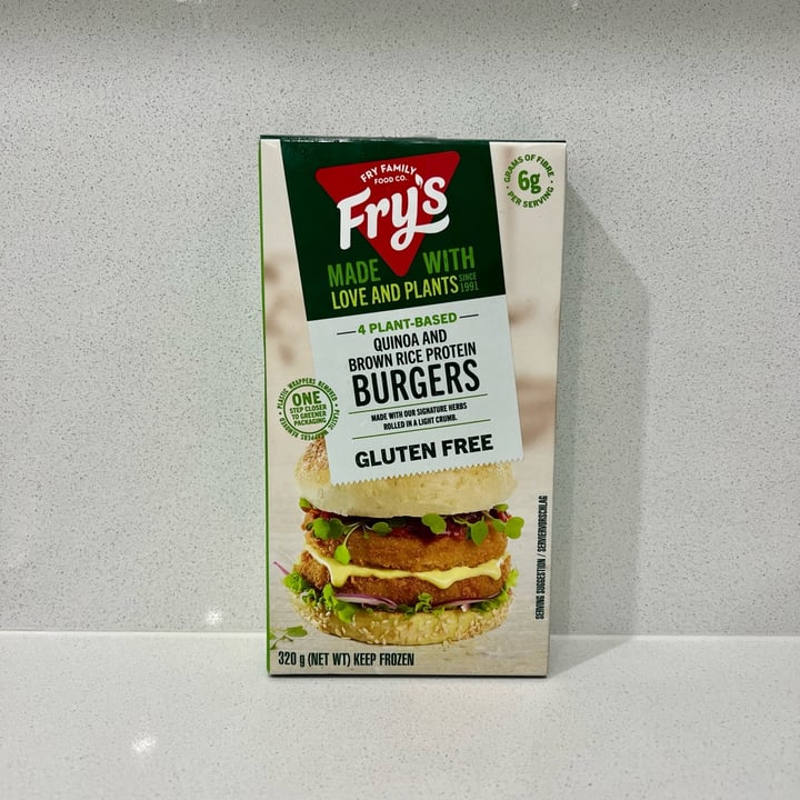 Fry's Family Food Quinoa and Brown Rice Protein Burgers Review abillion