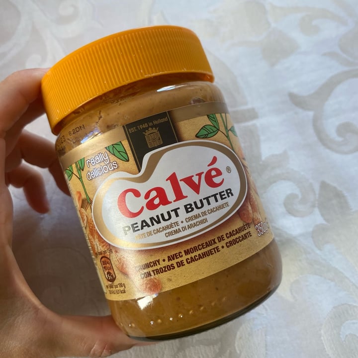 Chunky Peanut Butter Calvé 350g - The Yum Family Shop
