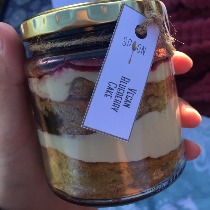 Spoon Vegan Blueberry Cake (in a jar) Review abillion