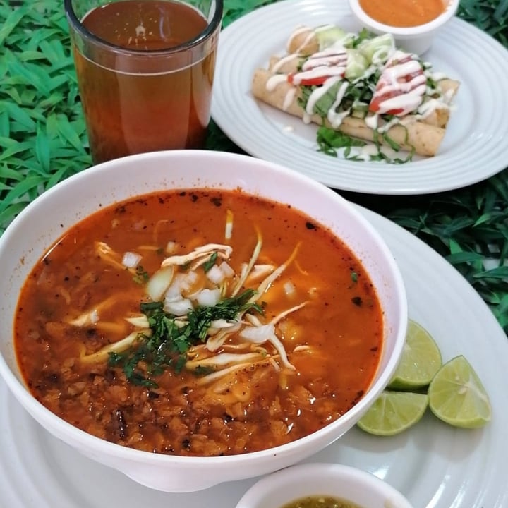 Vegan's Food Olivares, Hermosillo, Mexico Birria de Proteína vegetal Review  | abillion
