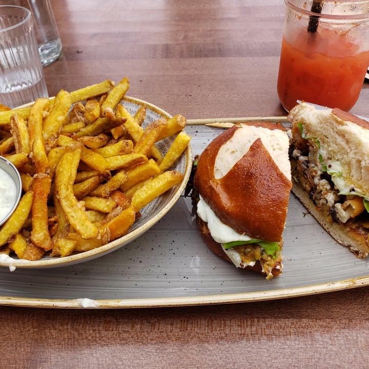 Vegan Street Canada Truffle Mushroom Burger Review abillion