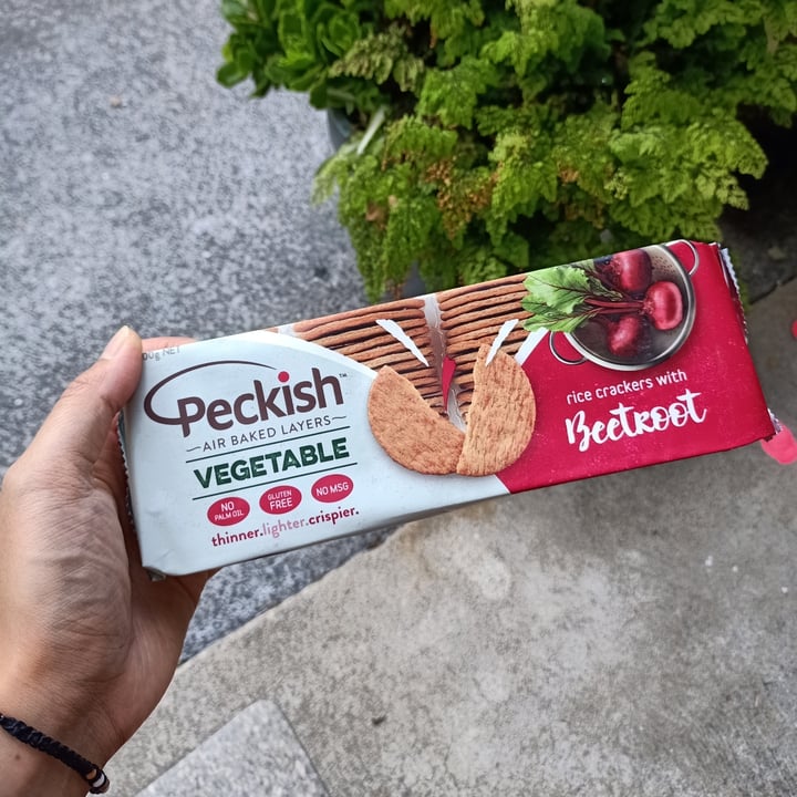 Peckish Vegetable Rice Crackers With Beetroot Review abillion