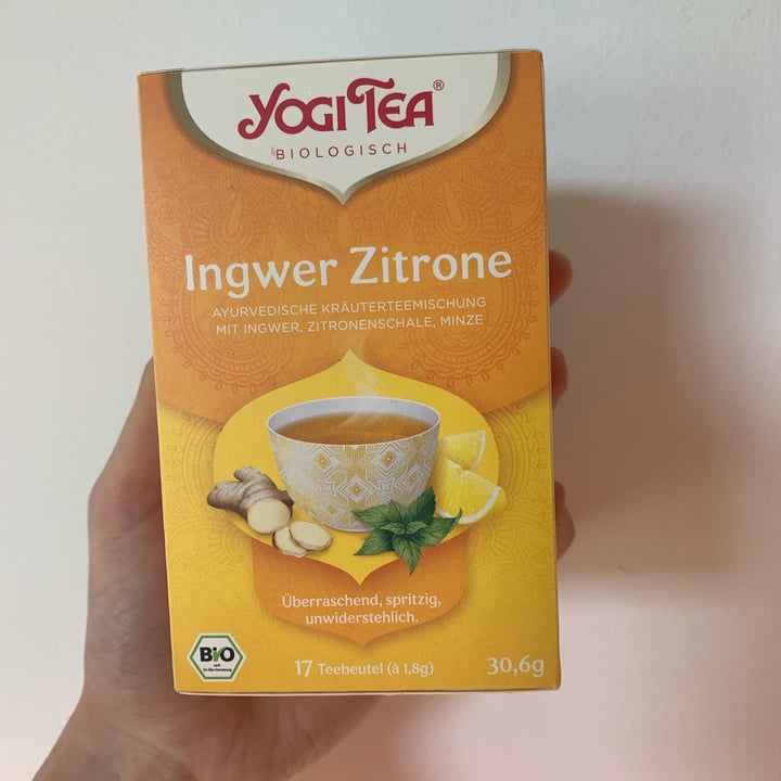 Yogi Tea Organic Ginger Lemon Review abillion