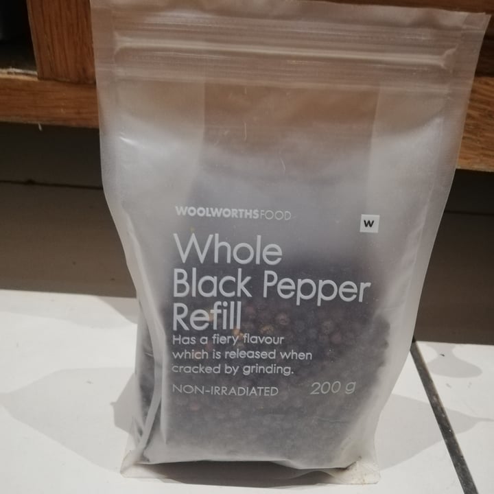 Woolworths Food Whole Black pepper refill Review abillion