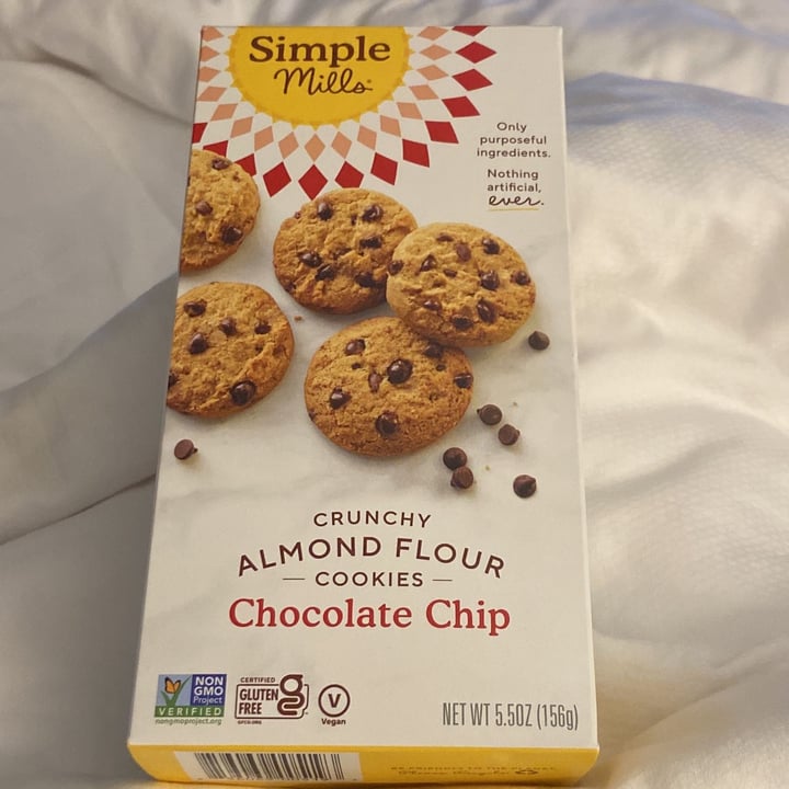 Simple Mills Almond flour Chocolate Chip Cookies Review abillion