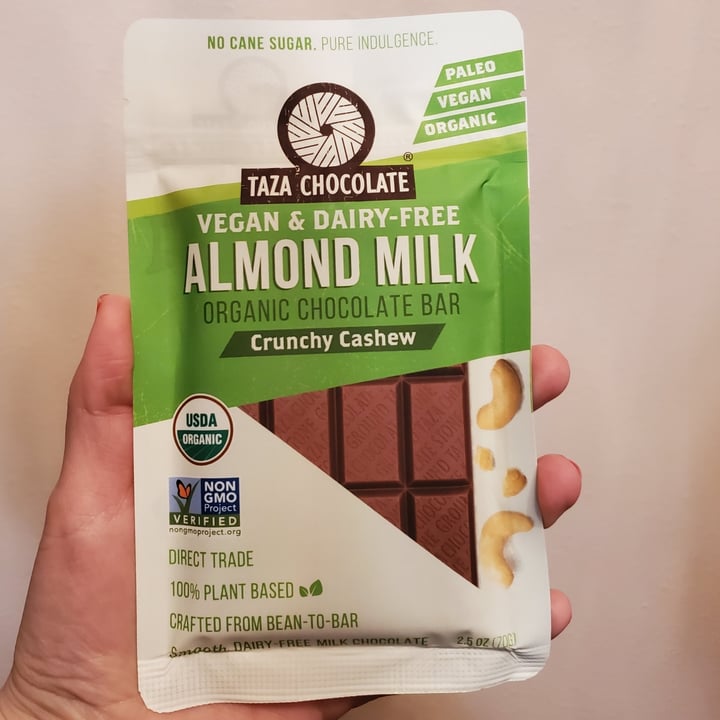 Taza Chocolate Almond milk Crunchy cashew Review abillion