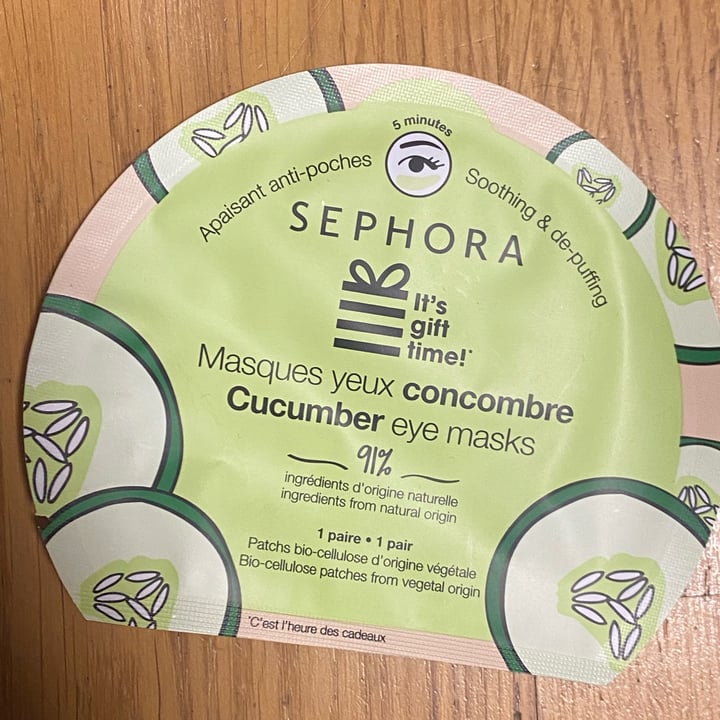 Sephora Cucumber Eye Mask Review abillion