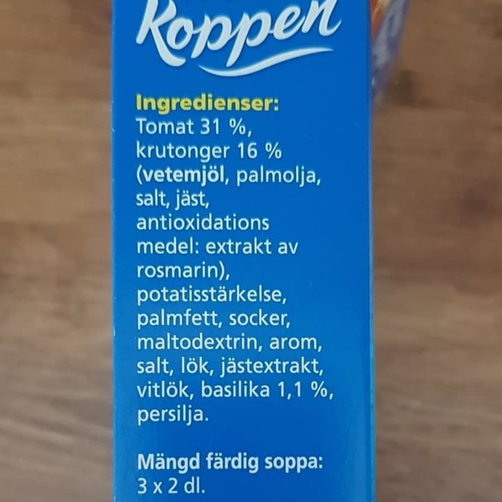 Blå band Varma Koppen Tomat & Basilika Review | abillion
