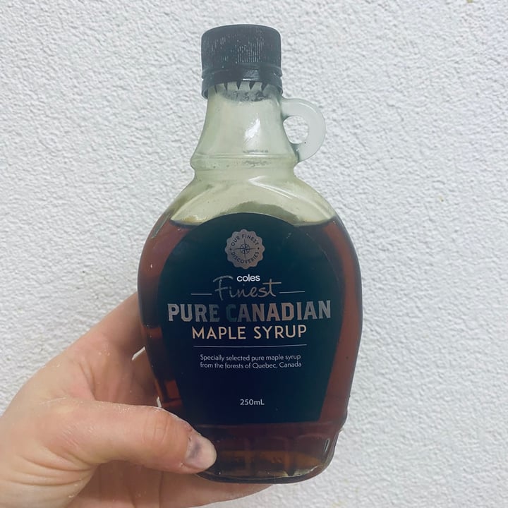 Coles Coles Finest Pure Canadian Maple Syrup Review abillion