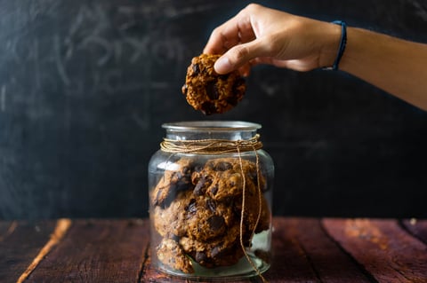 Vegan chocolate chip and walnut cookie recipe