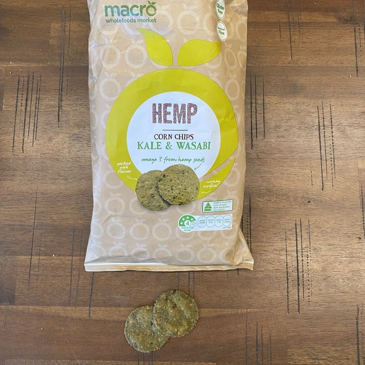 Macro Wholefoods Market Hemp Kale & Wasabi Corn Chips Review abillion