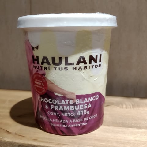 Haulani, Helado de Chocolate Blanco y Frambuesas, ice cream, frozen, food, review