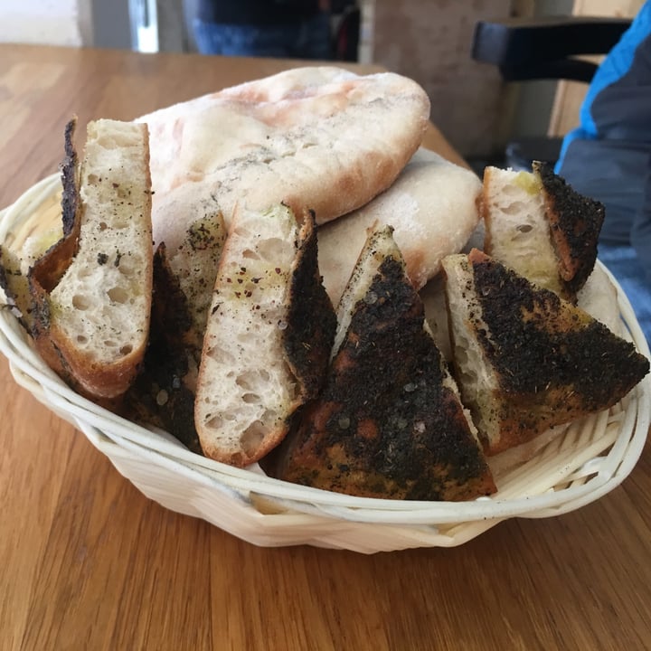 Hummus House AmsterdamCentrum, Amsterdam, Netherlands Zaatar pita