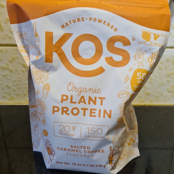 Kos Salted Caramel Coffee Plant Protein Review abillion