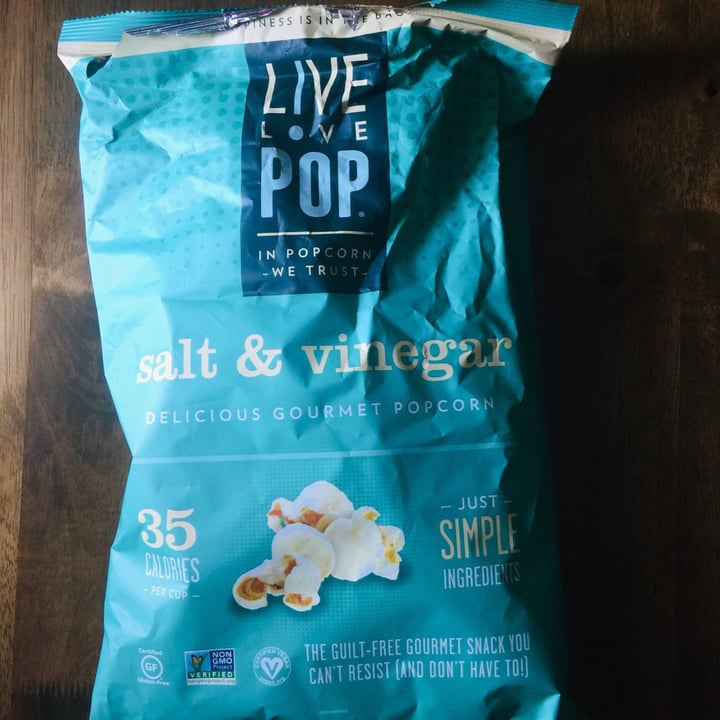 Live Love Pop Salt & Vinegar Popcorn Reviews abillion