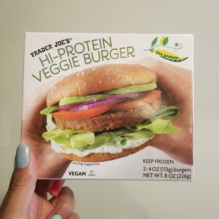 Trader Joe's High protein veggie burger Reviews abillion