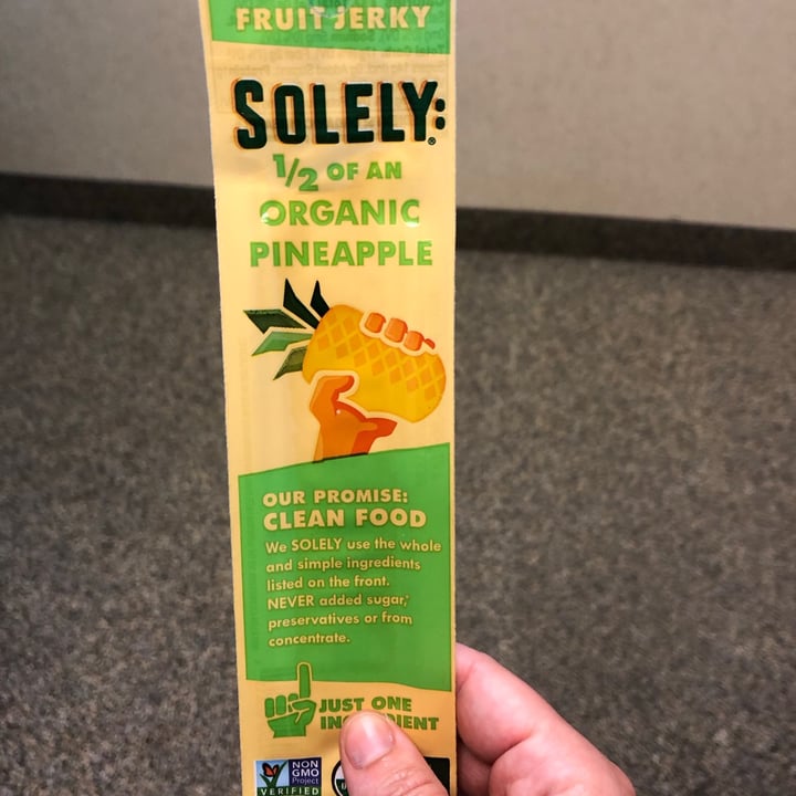Solely Organic Pineapple jerky Review abillion