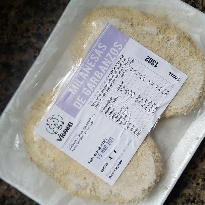 Veganuel Milanesa De Garbanzo Review abillion