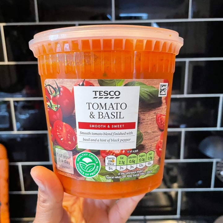 Tesco Tomato and basil soup Review abillion