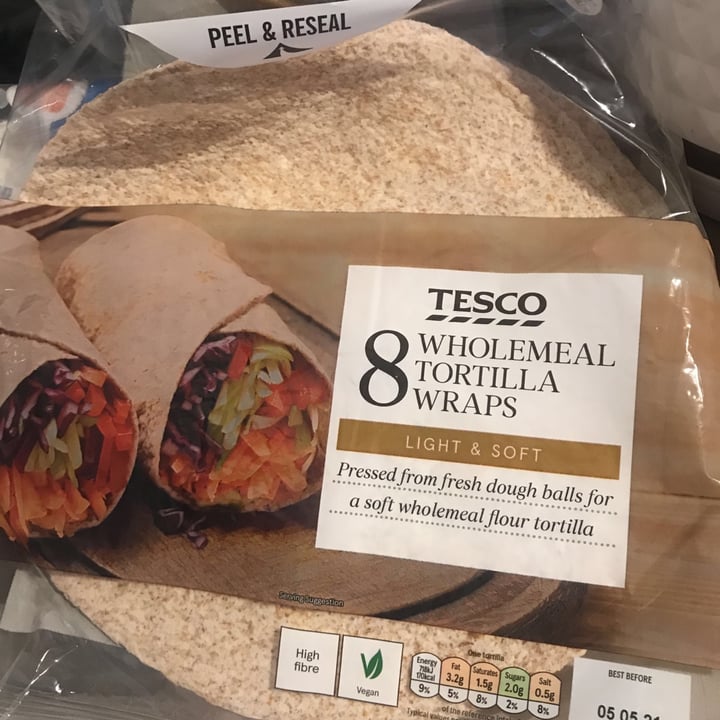 Tesco Wholemeal Tortilla Wraps Review abillion