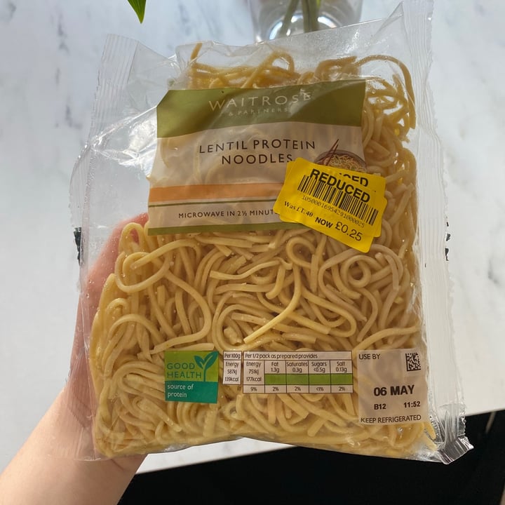 Waitrose Lentil protein noodles Review abillion