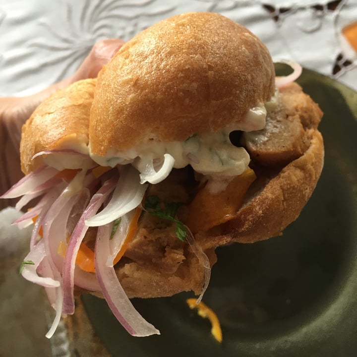 Seitan Urban Bistro Miraflores, Peru Pan Con Chicharrón Review abillion