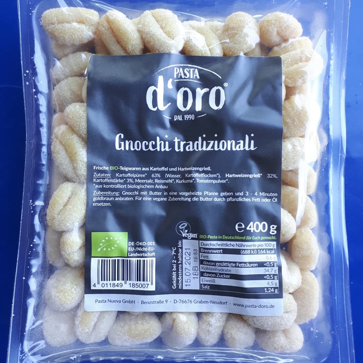 Pasta d' Oro Gnocchi tradizionali Review abillion