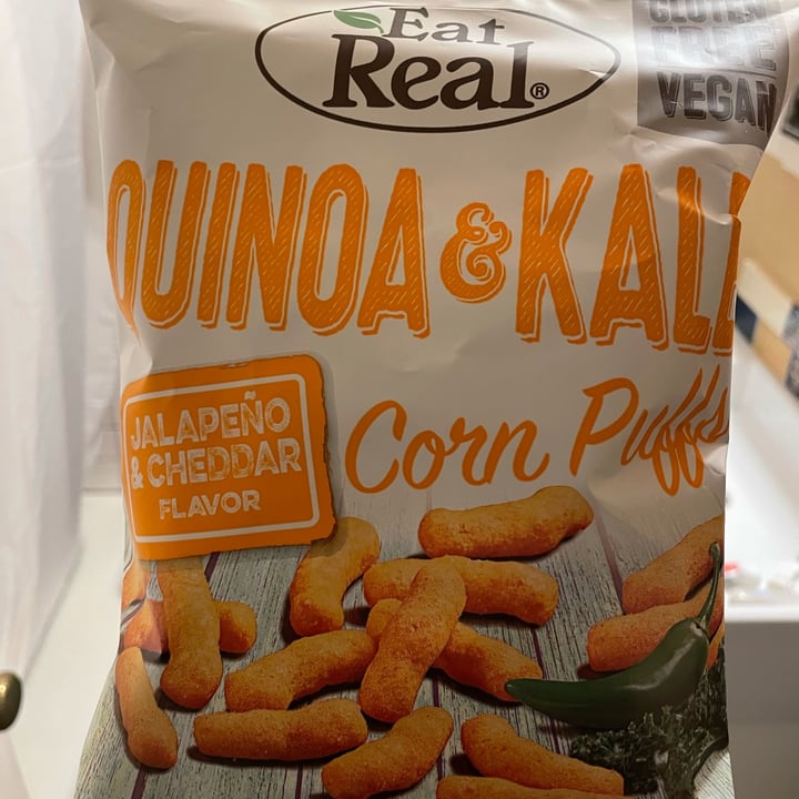 Eat Real Jalapeno & Cheddar Corn puffs Review abillion