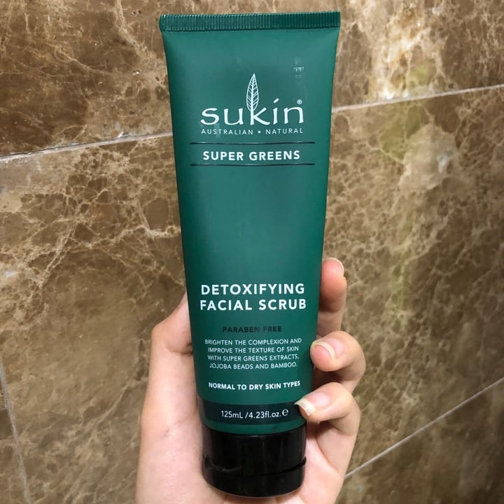 Sukin Super Greens Detoxifying Facial Scrub Review abillion
