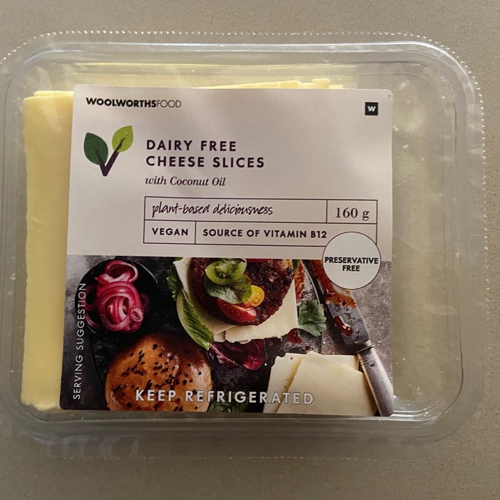 Woolworths Food Dairy Free Cheese Slices Review abillion