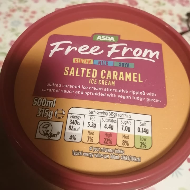 ASDA Asda free from salted caramel icecream Review abillion