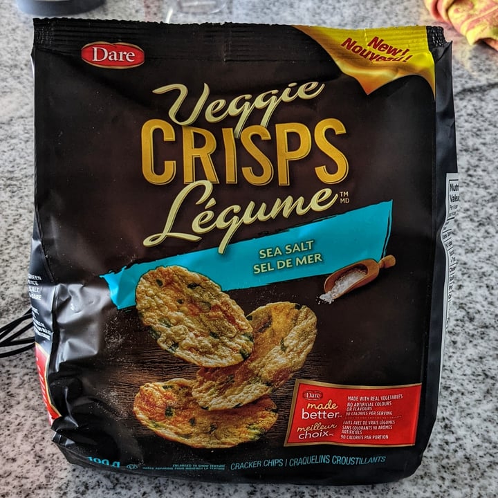 Dare Veggie Crisps Sea Salt Review abillion