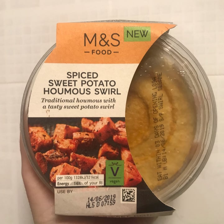 Marks & Spencer Food (M&S) Spiced Sweet Potato Houmous Swirl Reviews