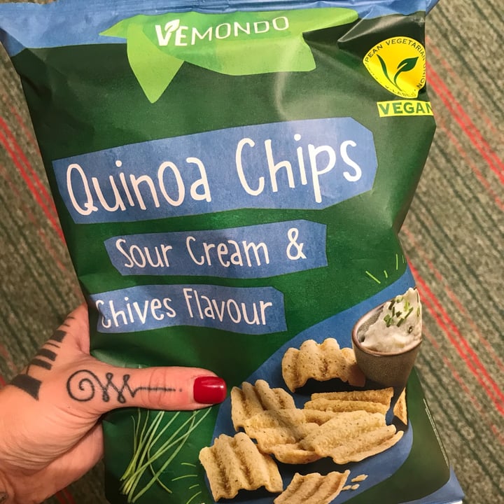 Vemondo Quinoa Chips Sour Cream & Chives Flavour Review abillion
