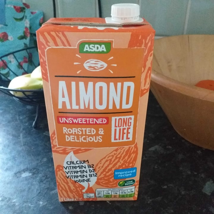 ASDA Unsweetened almond milk Review abillion