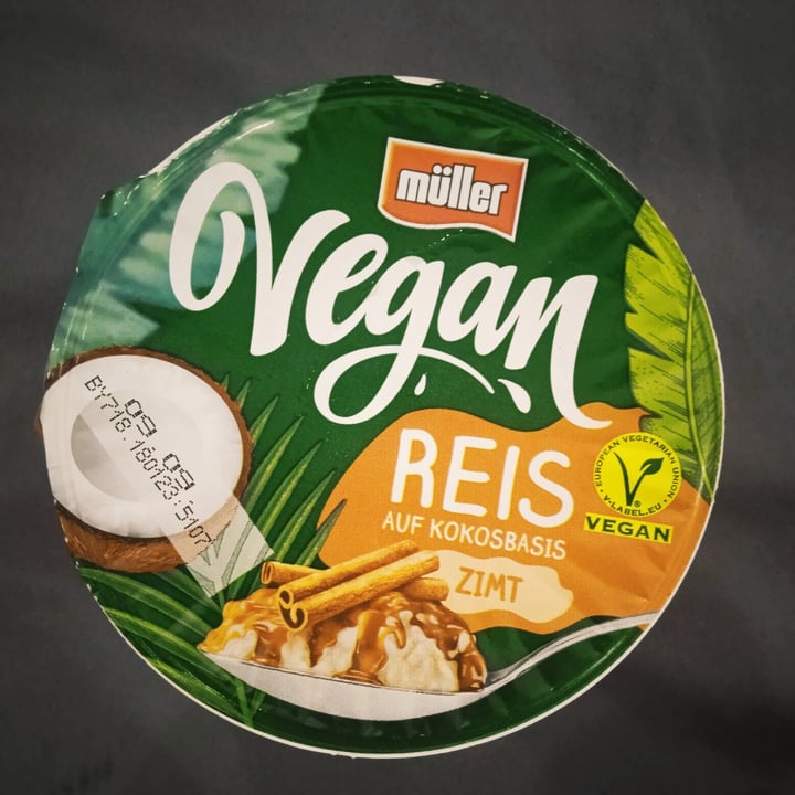 Müller Vegan Rice with Coconut Milk Cinnamon Review abillion