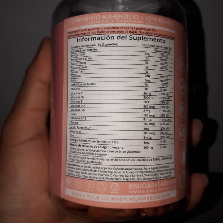 review photo of Sugar bear Gomitas Veganas WOMEN'S MULTI shared by @violeta on 11 Jun 2022 - review