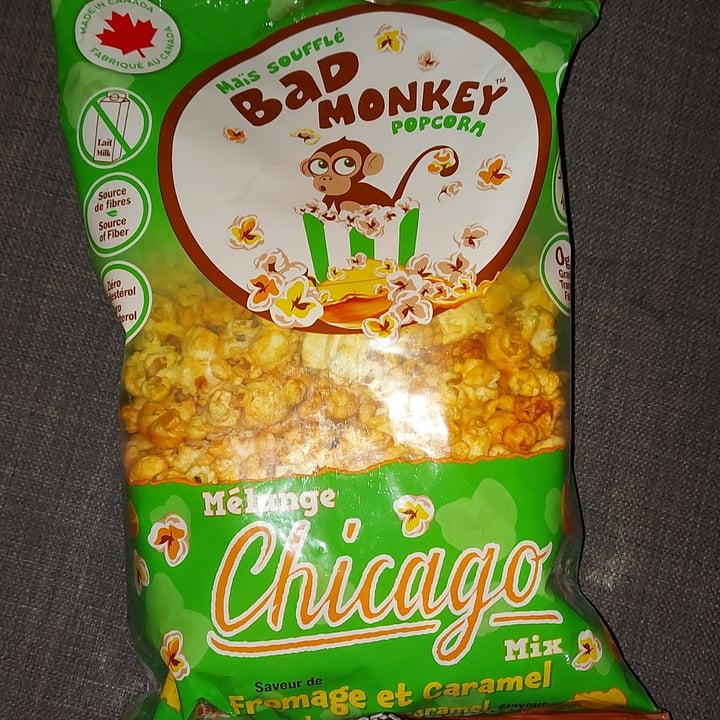 Bad Monkey Popcorn Chicago mix Review abillion