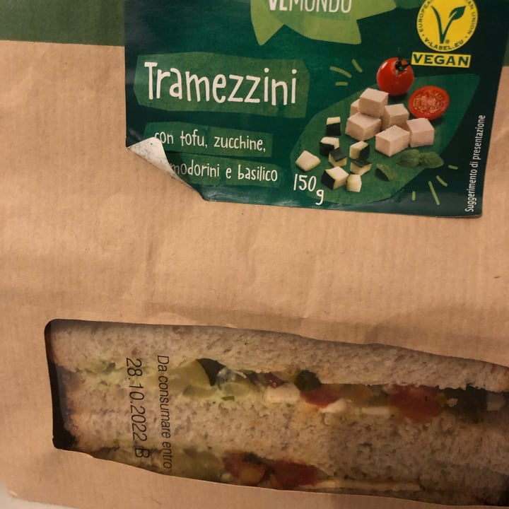 Vemondo Tramezzini Con Tofu Zucchine Pomodorini E Basilico Review