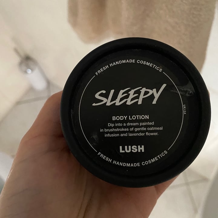 LUSH Fresh Handmade Cosmetics Sleepy Body Lotion Review abillion
