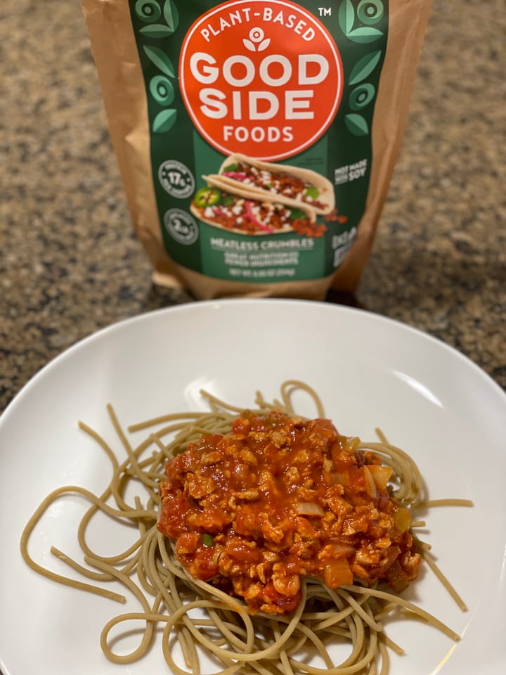 Good Side Foods Meatless crumbles Reviews abillion
