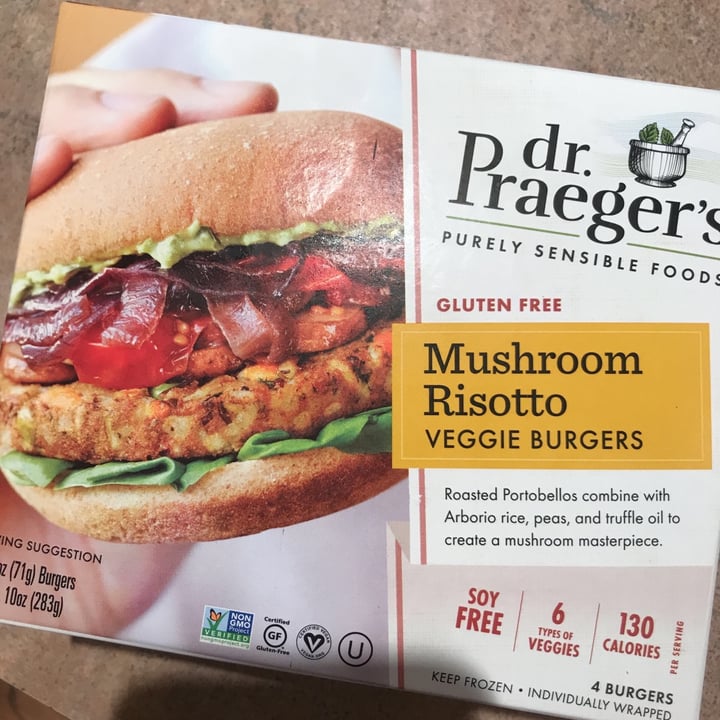 Dr. Praeger's Mushroom Risotto Veggie Burgers Review abillion