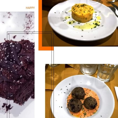 Tortino di fave, pallotte e brownie fondente