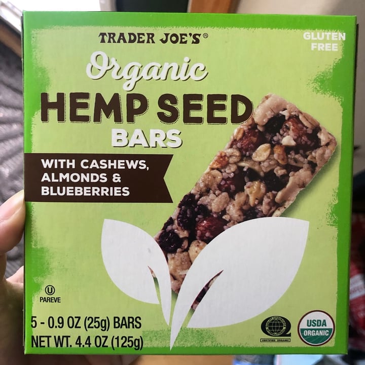 Trader Joe's hemp seed bars Review abillion